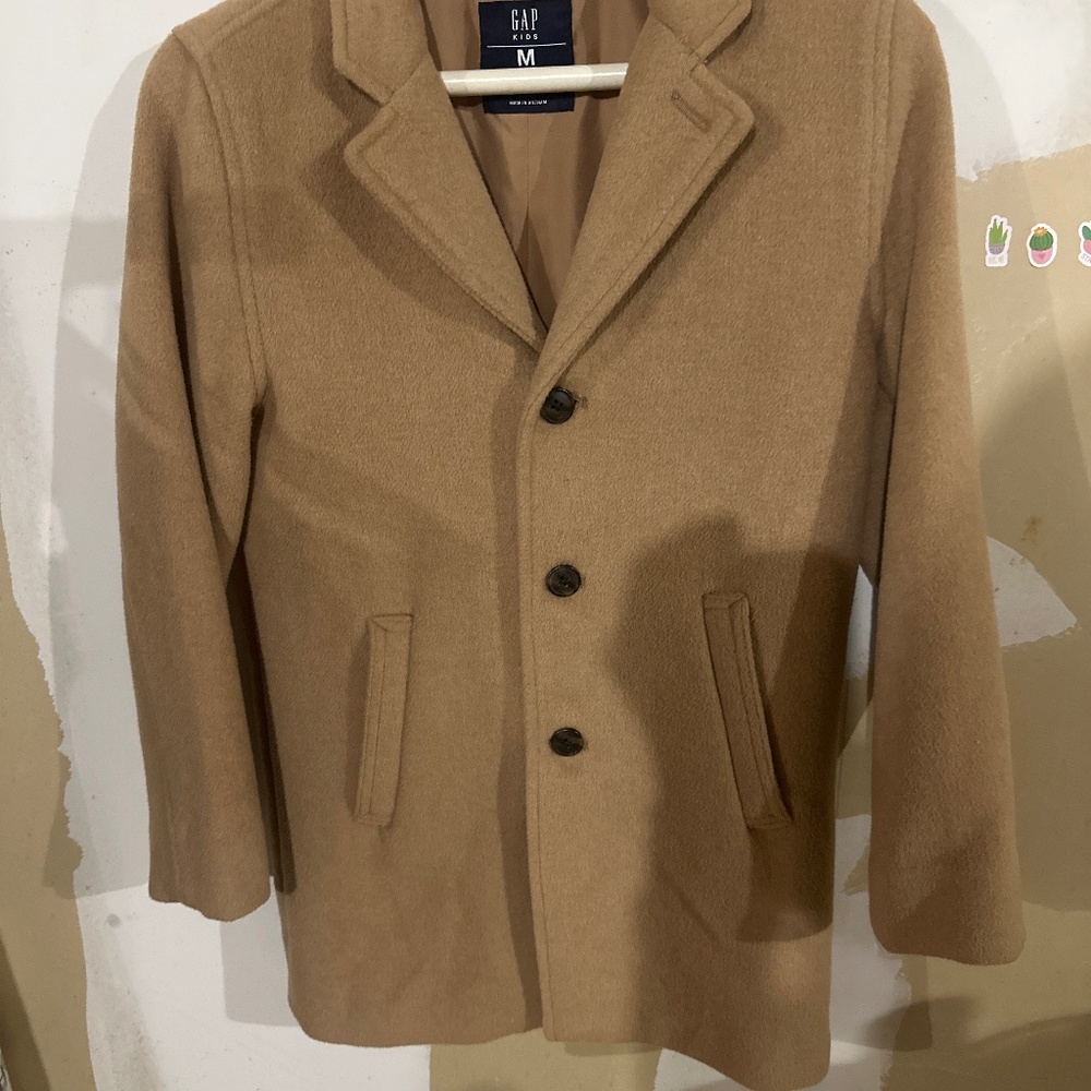 Gap kids beige peacoat